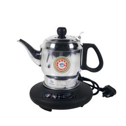 Meubles de cuisine Théière de bouilloire électrique d'isolation thermique d'acier inoxydable 0 8L 500W 220V chaudière de chauffage d'eau automatique teapot334R