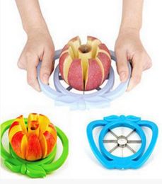 Gadgets de cuisine Apple Corer Slicer en acier inoxydable facile Cutter coupe couteau à fruits Cutter pour pomme poire fruits légumes outils DBC BH5448334