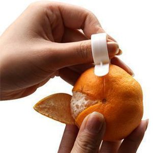 Gadgets de cocina Herramientas de cocina Peeler Parer Tipo de dedo Dispositivo naranja abierto DH8866