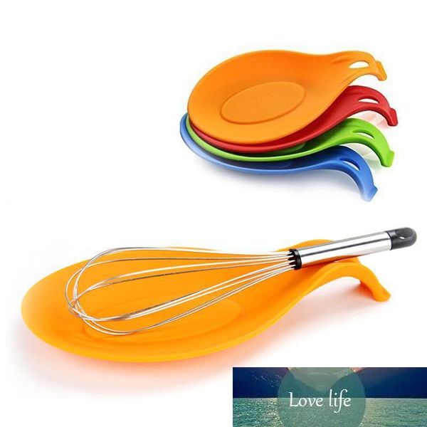 Cuisine Résistant À La Chaleur Silicone Cuillère Reste Ustensile Spatule Titulaire Cuisine Outil