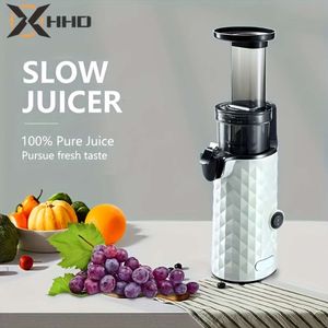 Exprimidor eléctrico lento para el hogar, separación de jugo de escoria para remolacha, pasto de trigo, col rizada, apio, frutas y verduras, sin BPA, fácil de lavar