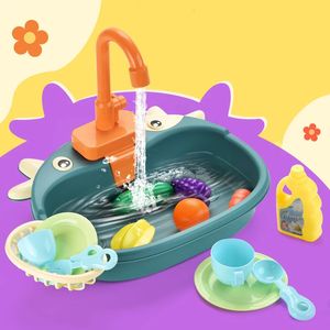 Keuken Kinderen Mini Waterdispenser Elektrische Vaatwasser Fantasiespeelhuis Games Rollenspel Voedsel Zomer Keuken Speelgoed Voor Meisjes 240112
