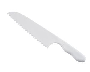 Couteau de cuisine pour enfants, couteau de sécurité, couteau à salade de laitue, coupe-plastique dentelé, trancheur de gâteau, pain, cuisinier SN381