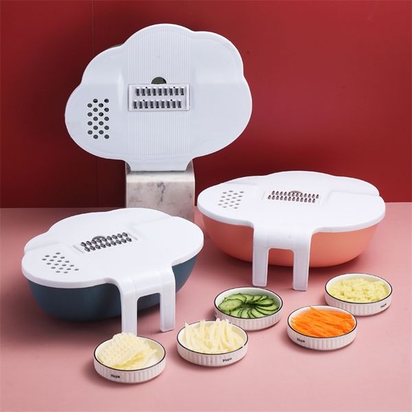 Trituradora de verduras multifunción para cocina, lavado doméstico de verduras y frutas, escurridor dos en uno, lavabo 210423