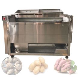 Keuken ui peeling pompoen aardappel gember roller wasmachine reinigingsmiddel groenteborstel wassen peeling machine