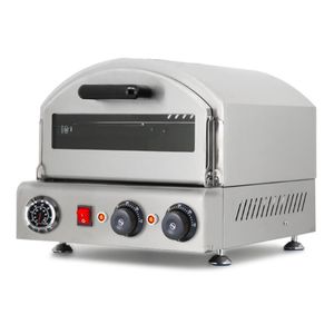 Máquina para hornear horno de pizza eléctrica comercial de baja potencia para cocina al aire libre