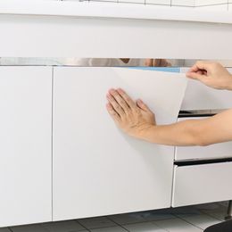 Keukenverf oliebestendige stickers waterdichte muurstickers garderobemeubelrenovatie verdikking zelfklevende muurstickers