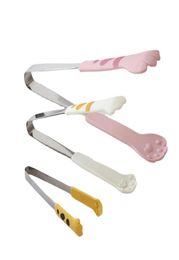 Outils de salade de cuisine griffe de chat pince alimentaire en acier inoxydable anti-brûlure antidérapant food228Q9884474