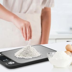 Balance de cuisine 15Kg1g cuisson pesant la Balance de café de nourriture balances numériques électroniques intelligentes conception en acier inoxydable pour la cuisson 240130