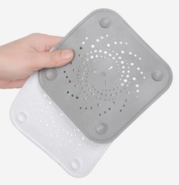 Couvercle de vidange de sol en silicone anti-colmatage pour évier de cuisine, filtre de vidange de salle de bains, filtre à cheveux, filet filtrant d'égout