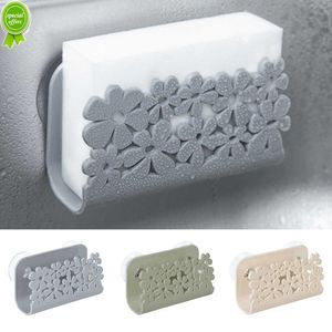 Évier de cuisine éponge étagère évider égouttoir savon support suspendu salle de bain support étagère ventouse tampon à récurer porte-savon