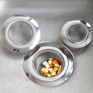 Crépine d'évier de cuisine filtre de vidange en acier inoxydable filtre de lavabo maille avec grand bord Large 4.5 