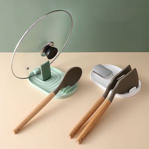 Porte-cuillère de cuisine, support pour ustensiles de cuisine, couvercle de Pot, repose-cuillère, support de rangement, conteneurs, Gadgets de cuisine