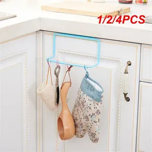 Keukenopslag 1/2/4 STUKS Plastic Hangende Houder Handdoekenrek Multifunctionele Kast Kastdeur Terug Accessoires Thuisorganisator