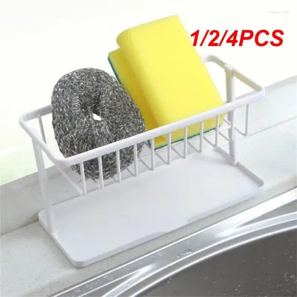 Almacenamiento de la cocina 1/2/4 PCS SOAP SPONGE SPONGA SHAMPOO RATCHE CASTA DE DRENAJE