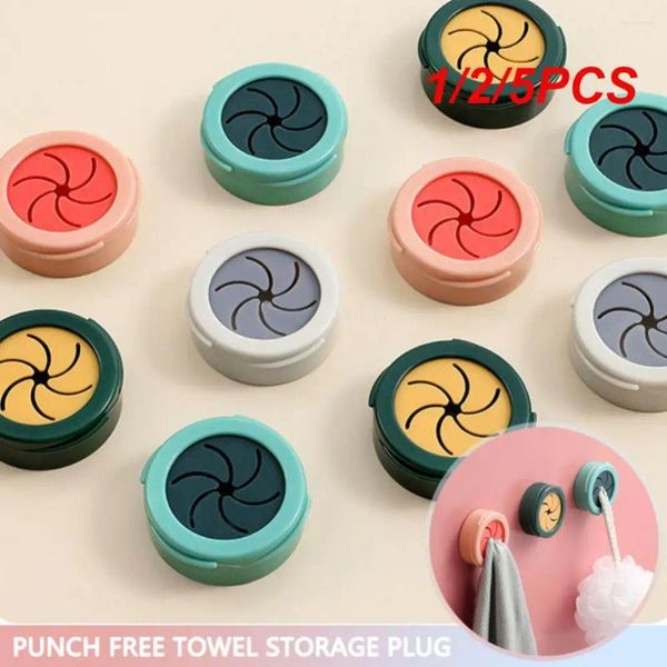 Almacenamiento de la cocina 1/2/5pcs Punch Free Toall Toall Tougher Topeer Toering Cleaning Auto Adhesivo Hombre de plato de rag