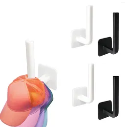 Almacenamiento de la cocina 1/2 PCS Tope de tapa Rack de sombrero para gorros de béisbol ganchos adhesivos colgador de pared sin organizador de pantalla de perforación