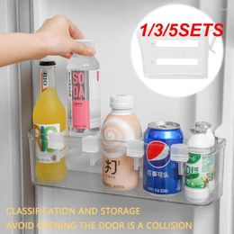 Almacenamiento de la cocina 1/3/5S Divisor de refrigerador de refrigerador Botella de herramienta de férula multifuncional puede organizador de estanterías retráctil