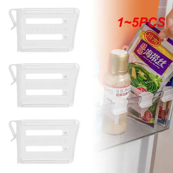 Almacenamiento de cocina 1-5pcs Partición de refrigerador Extendible Food Rack Divisor de plástico Accesorios de férula