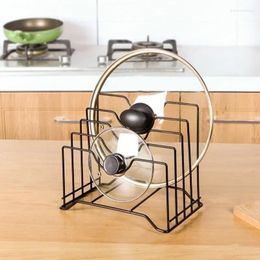 Keukenopslag 1 van Pot Lid Rack Pan Cover Cabinet Pantry Holder Organisator Multifunctioneel gereedschap