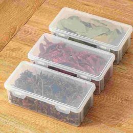 Storage de cuisine 2 pcs Boîte à pain Conteneur en plastique Dispensateur Conteneurs scellés pour les aliments auto-préparés