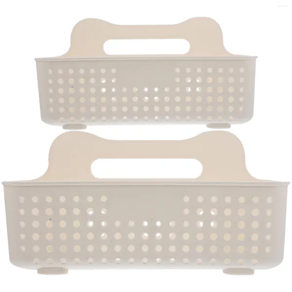 Storage de cuisine 2 PCS Panier domestique Organisateur suspendu étagères murales de salle de bain PP PP PP Rack