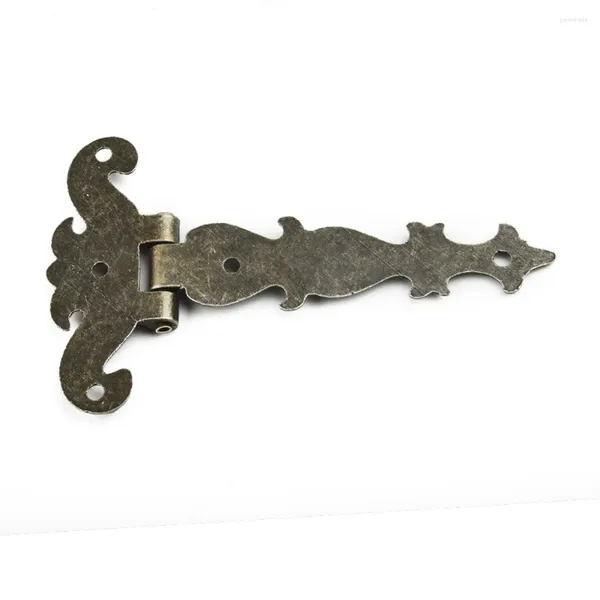 Storage de cuisine 2pcs Bronze rétro Bronze Alloy Buhinghes Antique Boîte en bois Hinge décorative Home Hardware Door Cabinet