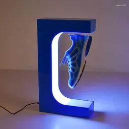 Almacenamiento de cocina 360 pantalla flotante magnética dispositivos giratorios levitantes zapatos de zapatillas de zapatillas