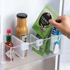 Rangement de cuisine 4 pièces réfrigérateur classé séparateur Transparent librement réglable contreplaqué support alimentaire tri des compartiments