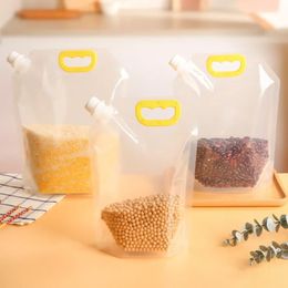 Kitchen Storage Bag Grain Moisture-proof Sealed Bag Insect-proof Transparent Portable Food-grade Transparent Storage Bag