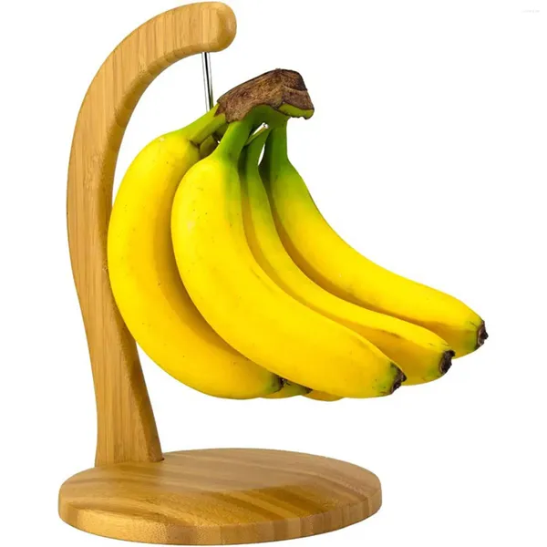 Storage de cuisine Bamboo Banana Banana Fruit Strong durable pour les comptoirs sans encombrement