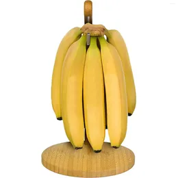 Support de fruits banane en bambou, rangement de cuisine, support solide et Durable pour les comptoirs, sans encombrement
