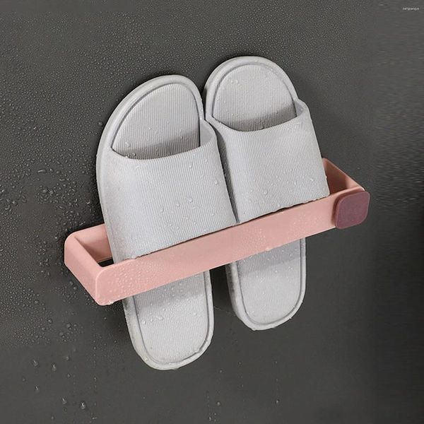 Almacenamiento de cocina, zapatillas de baño, estante para colgar en la pared, soporte de drenaje para zapatos mientras cocinas