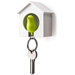 Keukenopslag vogelhuis sleutelhouder mini nest sleutelhanger anti-lost voor huizendecoratie tool