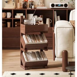 Keukenopslag boekenplank vloerrek massief houten kasten kinder boekenkast woonkamer snack huishouden multi-layer