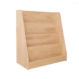 Keukenopslag Kinderen Prentenboek Solid Wood Home Shekken Kleine boekenplank voor kleuterschoolbeleidsschoolstudenten