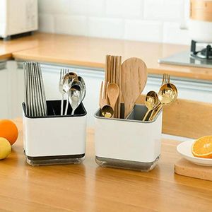 Cuisine Storage Terbe cachet de séchage Ustensile Cutlery Raboutir Évier caddie Boîte à rack de cuillère