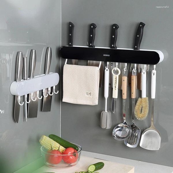 Copio de almacenamiento de cocina Phings Rack Sword Rack Cilindro de afeitar de pared de figuras multifuncionales colgantes