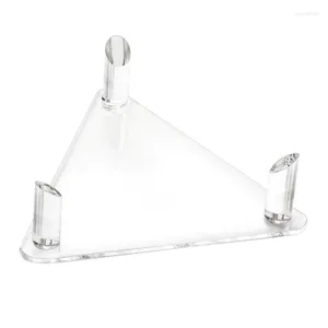 Cuisine Storage Clear Ball Rack en acrylique support de support élégant et pratiques pour le basket-ball de football