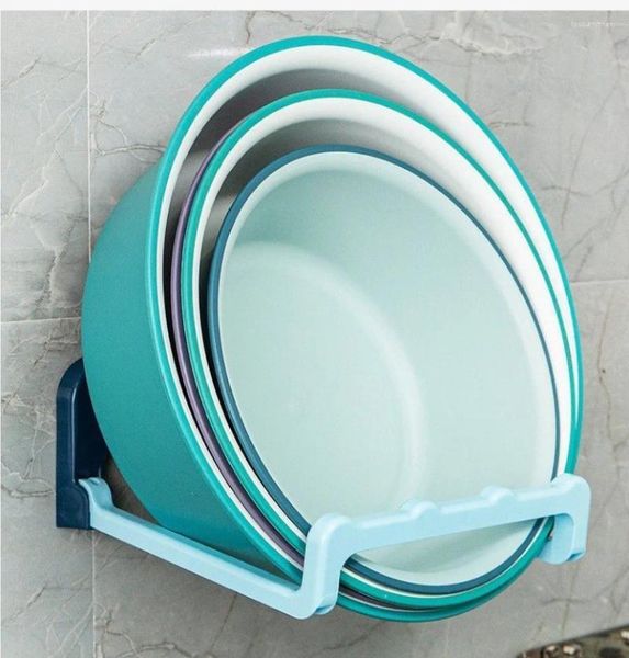 Soporte de lavabo plegable para almacenamiento de cocina, organizador de lavabo sin perforaciones, tapa de olla, 1 ud.