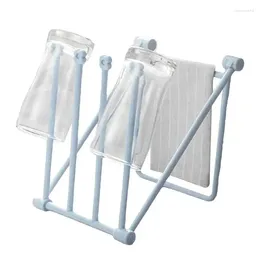 Coucheur de rangement de rangement Discrot Drying Rack Rack Tornue Organisateur de gant de toilette avec 4 bras Airing Shelf