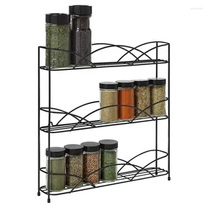 Rangement de cuisine COMPTOPER SPICES CARABRES ORGANISATIONS MONTRE MONTRE ASSENSION ASTENIR 3-TIER STAGE POUR CAPEBBOOD FIET