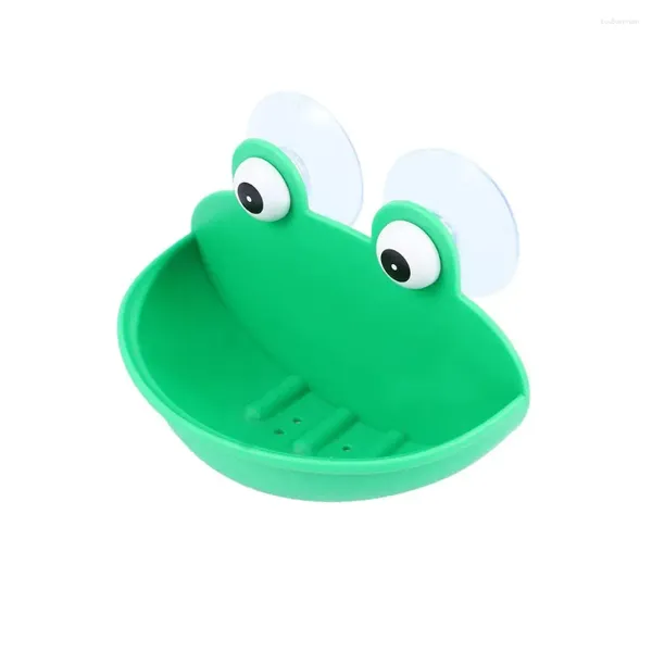 Rangement de cuisine créatif et Durable avec ventouses en forme de grenouille, étui à savon de salle de bain, accessoire ménager, porte-vaisselle