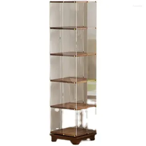 Cuisine Storage créatif bois massif étagère rotative étagère