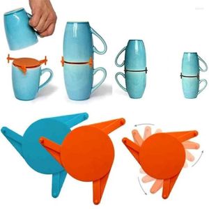 Keukenopslag Cup Gadget Gadget Space Saving Design Easy Access Praktisch rommelvrij duurzame Smart Solution stapelbare koffiemokplank