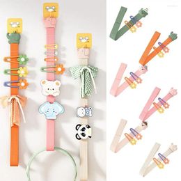 Storage de cuisine Coucheur Hairpin Belt Band Band Rubber Band Organisateur Save Space Girl's Hair Accessories