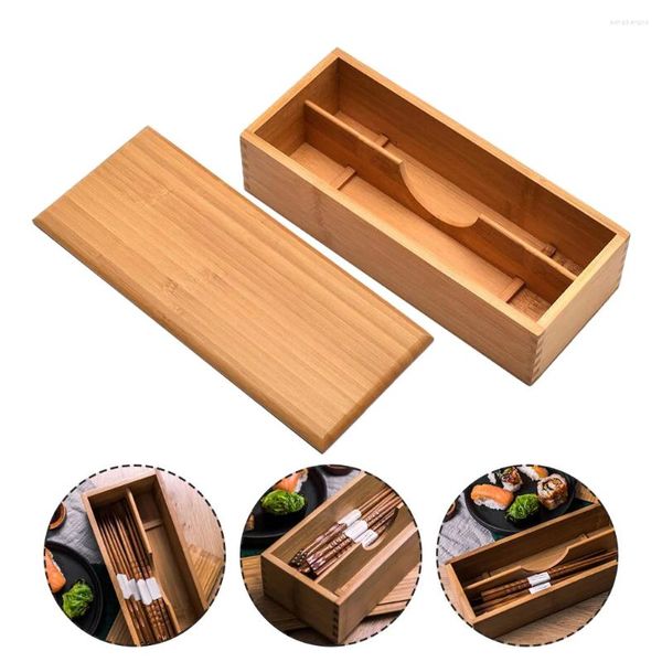 Caja de almacenamiento de cubiertos para cocina, organizador de cubiertos, contenedores de bambú, palillos, cajones negros, soporte para cuchara, encimera divisora