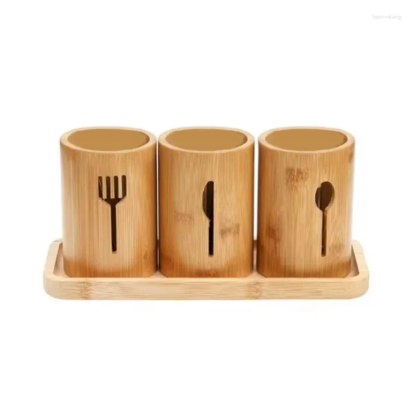 Cadrones de almacenamiento de cocina Conjunto de barro de barro natural Bandeo de bandeja de bandeja de encimeras de la herramienta y recipiente de cuchara