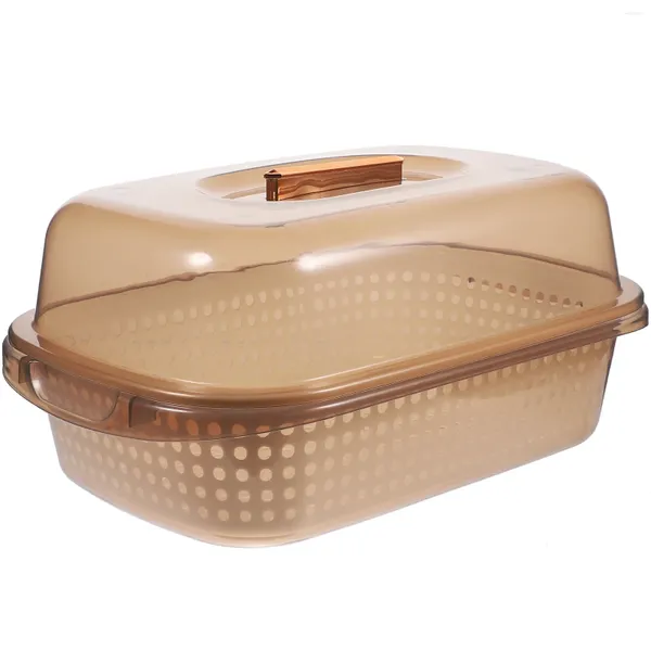 Panier de rangement de cuisine Panier à légumes Lavage de lavage Colanders Casqueur Drain Fruit Fruit Luiserie en plastique