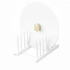 Contexte de plaque de séchage à plat de rangement de cuisine pour armoire verticale verticale Organisateur de comptoir accessoires